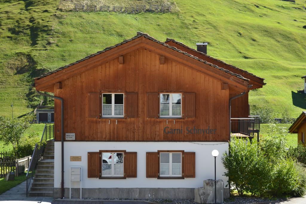 Schnider Bed&Breakfast und Café Vals Exterior foto